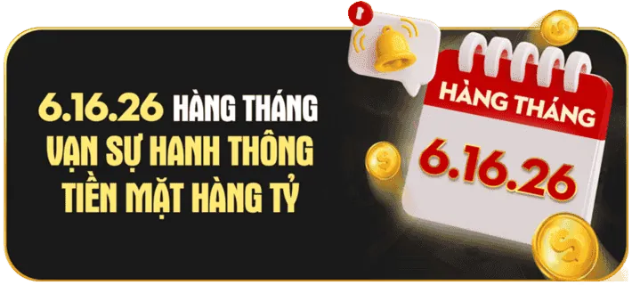 Thưởng đặc biệt cho các sự kiện lớn